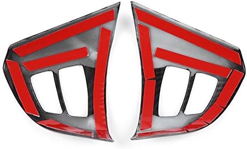 Car Decoration Cover Button Trim 2pcs Carbon Fiber Steering Wheel Button Frame Decoration Cover Trim for X5 E70 2008-2013