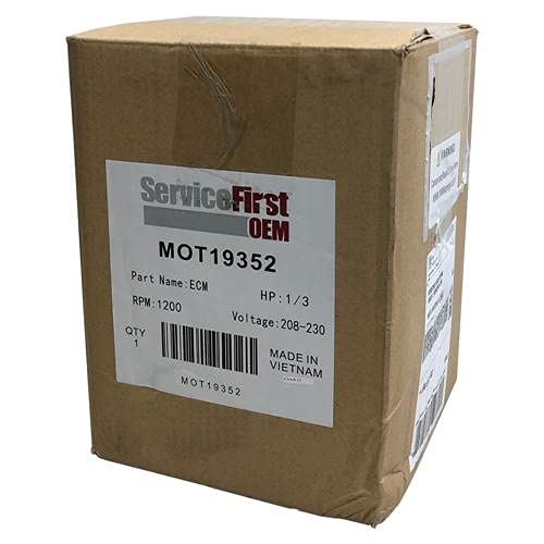 Service First MOT19352 / MOT-19352 - OEM Motor: 1/3 HP 48 Frame ECM