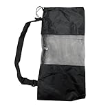 Greatever Mesh Storage Bag for Snorkel Gear, Drawstring Backpack with Cord Lock Closure for Swimming, Gym Use, and Clothing