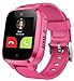 Produktbild XPLORA Kidzi - Telefon Uhr für Kinder (mit SIM-Karte) 4G, Anrufe, Nachrichten, Schulmodus, SOS-Funktion, GPS, Kamera, Schrittzähler - inkl kostenlosem Tarif-Vertrag für 3 Mon. (ROSA)