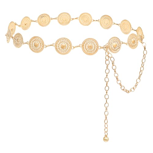 NEOREAL Metal Waist Chain Sun Moon Body Belly Belt Gold Silver Belts Jewelry Accessories for Women Girls