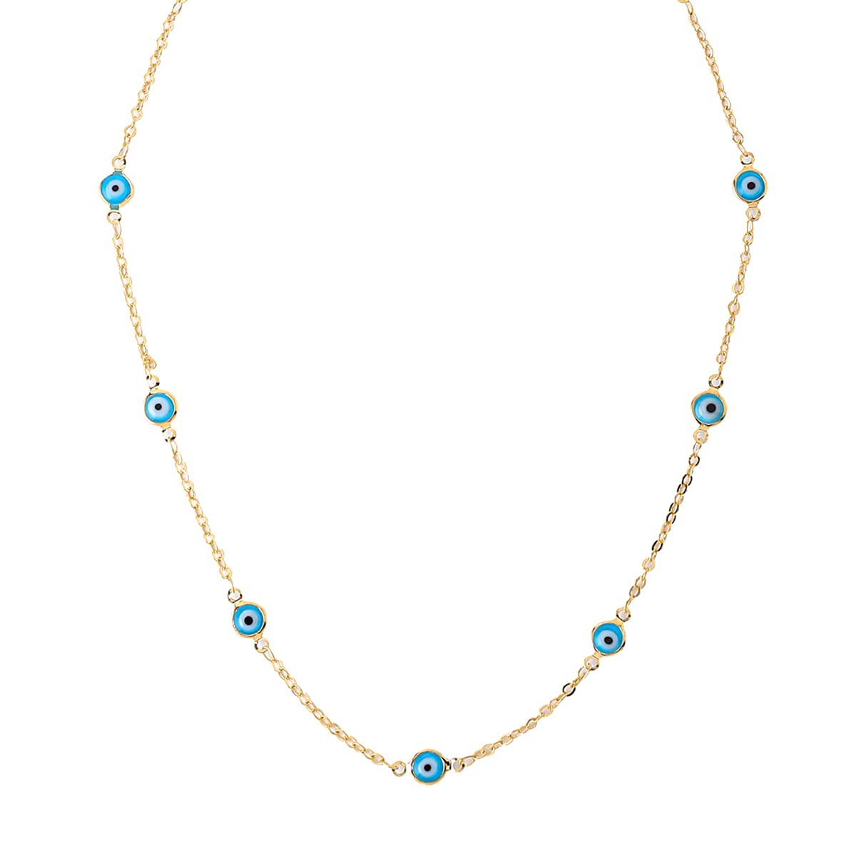Yellow Chimes Necklace For Women Gold Tone Chain Evil Eye Stone Studded Adjustable Necklace For Women and Girls (B0BFFCQMZ2) Amazon Price History, Amazon Price Tracker