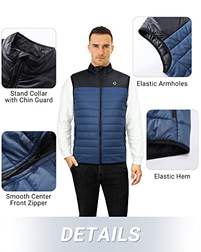 Outdoor Ventures Men's Lightweight Puffer Vest Outerwear Warm Quilted Sleeveless Packable Winter Jacket for Hiking Running4
