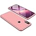 Huawei P20 Lite Case Slim 3 in 1 Hard PC Matte Surface Non Slip Shockproof Anti-Scratches Full Body Protective Cover for P20 Lite (2018) (Rose Gold, Huawei P20 Lite)