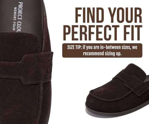 Image of Project Cloud 100% Genuine Leather Womens Clogs - Plush & Soft Insole with Arch Support Non Slip Mules & Clogs for Women Footwear - Water Resistant Women Shoes (Foamy)