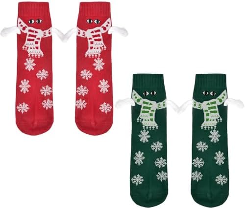 Calzini Magnetici Con Mani - 2 Paia Divertenti Per Coppie, Regalo Originale Per Amici E Partner