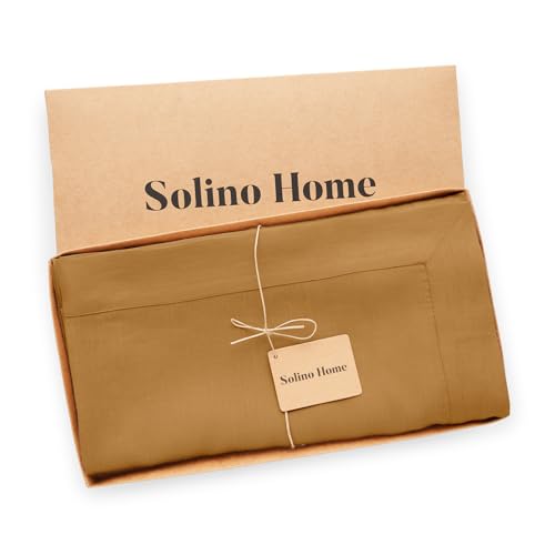 Solino Home 100% Pure Linen Tablecloth Caramel Rectangular, Fete 60 x 90 in by Solino Home - Used condition - Image 6