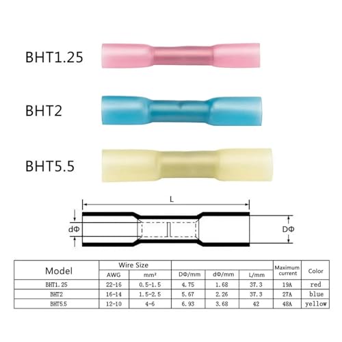 Evita cortocircuitos con conectores termorretráctiles AWG22-10 4