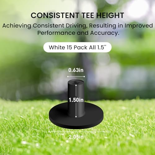 Amy Sport Rubber Golf Tees for Driving Range Alternate view