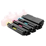 utax cdc 1726 Set 4x Toner kompatibel für Utax 4472610010 - 4472610016