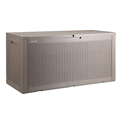 Vevor DECK BOX 100 GAL 2 Box, 100 Gallon Outdoor Storage Box, 48.0 Inch X 21.5 Inch X 24.5", Waterproof Pp Deckbox thumb #8