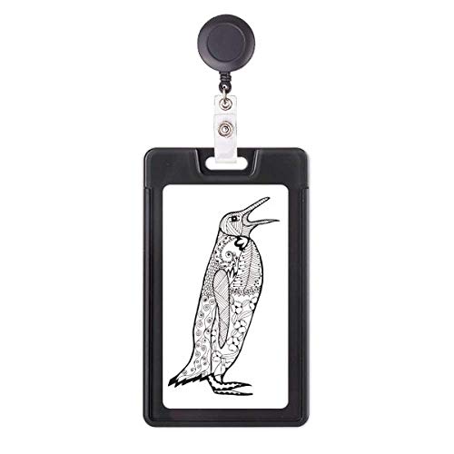 Porte-badge rétractable pingouin pour ne plus perdre sa carte