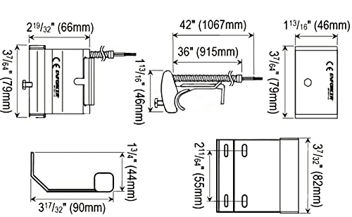 Seco-Larm SM-4201-LQ Enforcer Track-Mount Overhead Door Magnetic Contact Switch