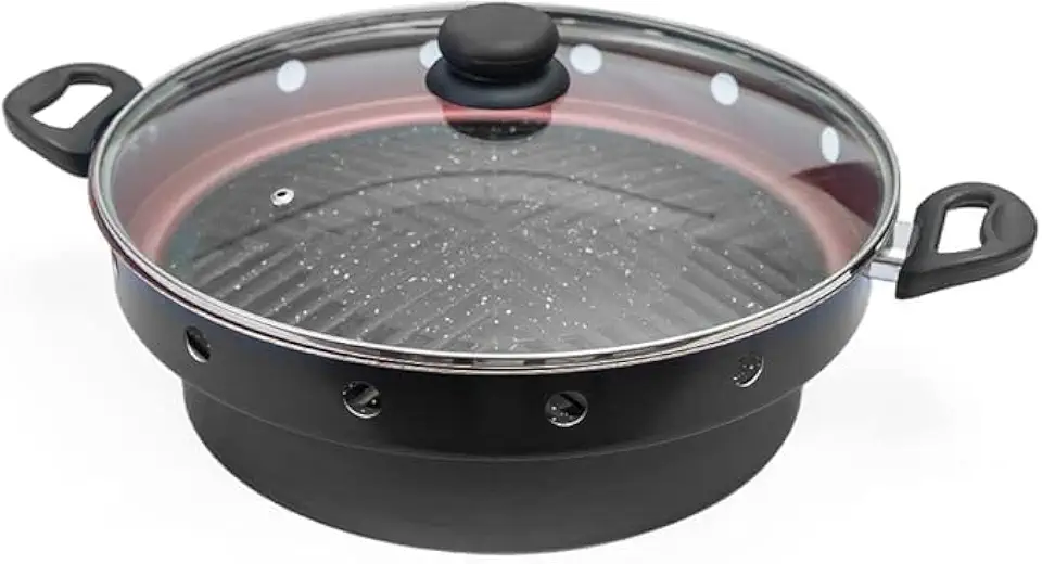 Churrasqueira de Fogão Grill Antiaderente Sem fumaça