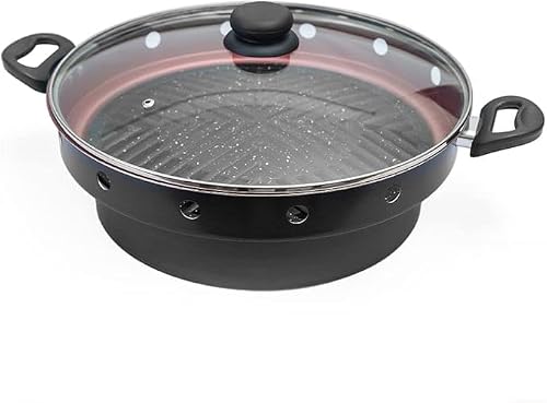Churrasqueira de Fogão Grill Antiaderente Sem fumaça