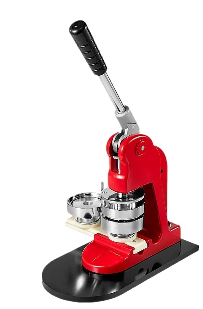 Button Maker Machine Badges Set, DIY Pin Badges Press Maker Machine with 100Pcs Button Parts