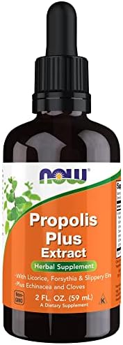 NOW Supplements, Propolis Plus Extract Liquid with Dropper, Herbal Supplement, 2-Ounce