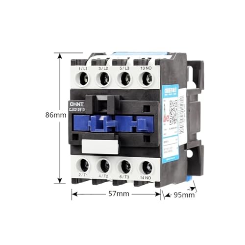 Contacteur de puissance CA CJX2-2501 110V 25A sur rail DIN