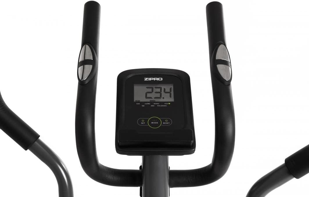 Close-up of the elliptical's digital console display