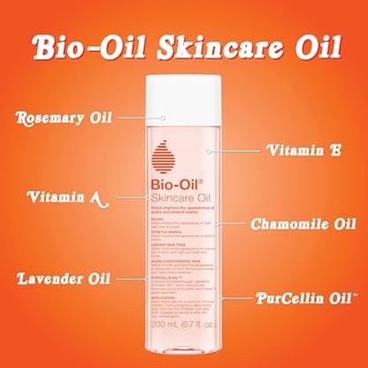 Bio-Oil Skincare Body Oil, Vitamin E Serum for Scars & Stretchmarks, Dermatologist Recommended, All Skin Types, 6.7 oz - Image 7