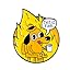 This is fine dog pin