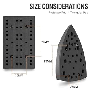 MAXXT Levigatrice Delta e Rettangolare 2IN1 brushless 350W, Diametro orbitale: 3,0mm, 6 velocità regolabili (4000-10000 giri/min), Arresto in 1-2 secondi, Include 20 fogli abrasivi, per angoli stretti