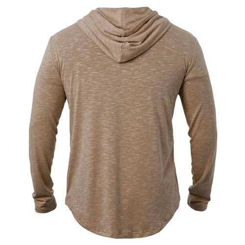 Sudaderas de hombre con capucha en color marrón talla L para el otoño 4