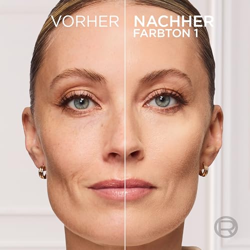 L'Oréal Paris, True Match Hyaluron Tinted Balm, Getönte Pflege & Foundation mit Hyaluronsäure, Make-up für 12H Feuchtigkeit & Glow, 80% Hautpflege-Formel, Farbe 1 Very Light, 8g 6