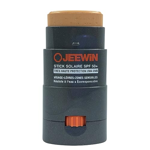 JEEWIN Stick Protecteur Solaire SPF50+ WATER RESISTANT (SABLE)