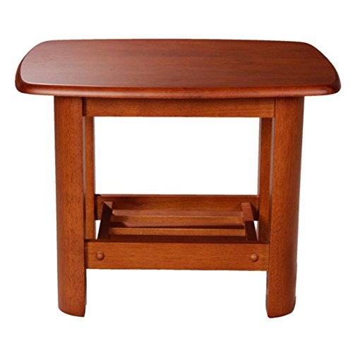 Image of Woodness Venus Solid Wood Coffee Table (Matte, Dark Oak)