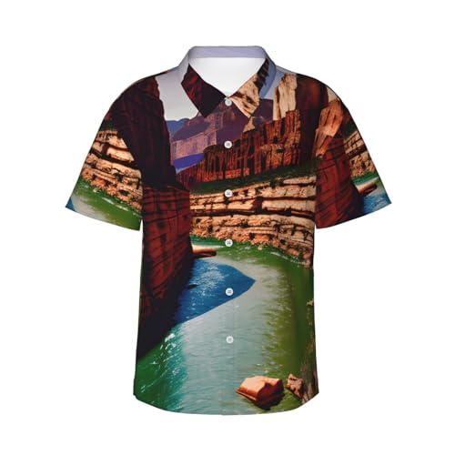 Chemise hawaïenne légère Grand Canyon pour vos vacances d'été à la plage