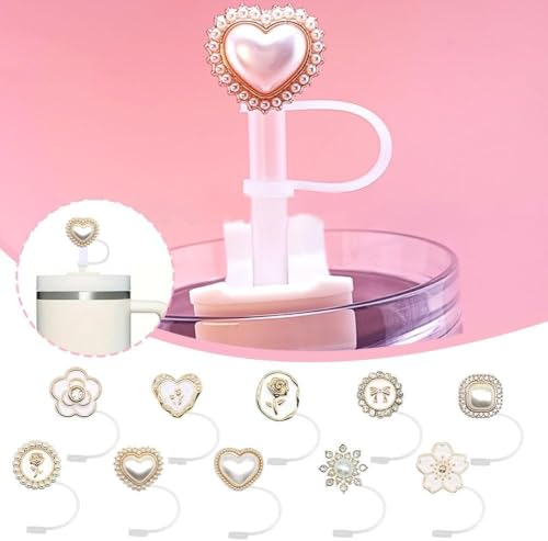 Cubierta de silicona para pitillo con diseño de corazones miniatura 2