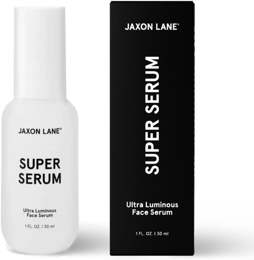 SUPER SERUM Anti Aging Serum for Face: 5% Niacinamide Serum, Bakuchiol Serum, Vitamin C Face Serum for Men Korean Skin Care Tranexamic Acid Textured skin treatment, Pore Minimizer Serum JAXON LANE 1oz