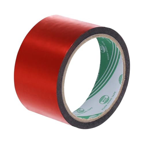 MECCANIXITY Red Metalized Tape 1.6 Inch x 55 Yards Decor Tape for Detailing Accent Wall, Graphic Arts, Pack of 1