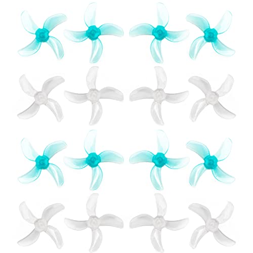 Gemfan 31mm 1209 4-Blade PC Propeller for RC FPV Freestyle Tinywhoop Drones DIY Parts (1.0mm)