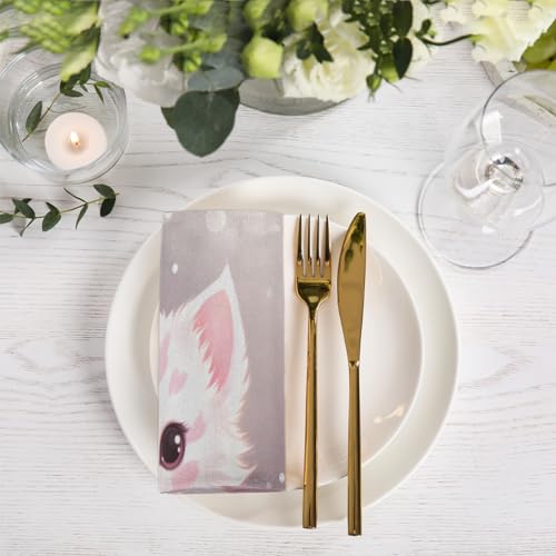 Servilletas de Tela Lovely Cats Set x6 50.5x50.5 cm miniatura 6