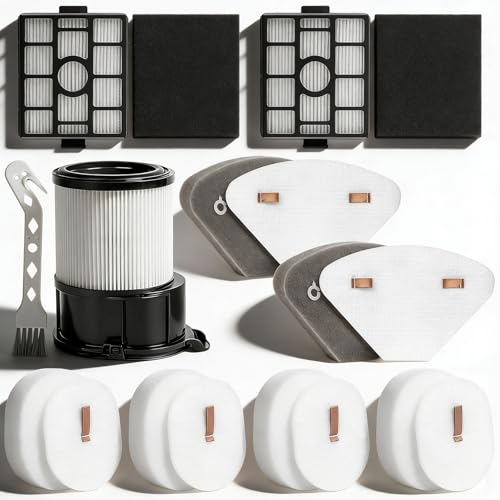 IP3251EUT Filter für Shark PowerDetect Clean & Empty Akku Staubsauger IP3251EUT/IP3225EUT Kompatibel mit Shark Akku Staubsauger Ersatzteile & Zubehör