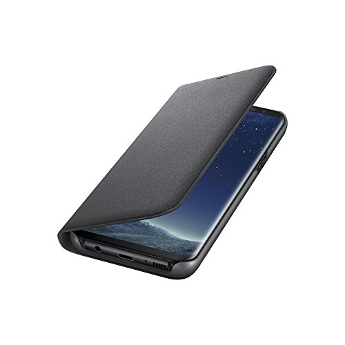 Samsung EF-NG955PBEGWW - Original Coque Étui LED View pour Galaxy S8+ (S8 Plus), Noir