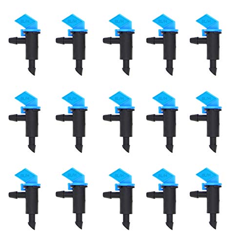 Lxcom Lighting 100 Pack 2 GPH Flag Dripper Emitter Drip Emitters 8L/H Irrigation Emitter Sprinkler...