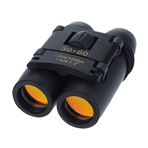 Neigemanna-30x60 Jumelles,Poche Longue-Vue,Anti Poussière et l'eau,Mini Télescope pour Observation des Oiseaux, des Concerts, des Sports, de la Randonnée, du Camping et des Voyages