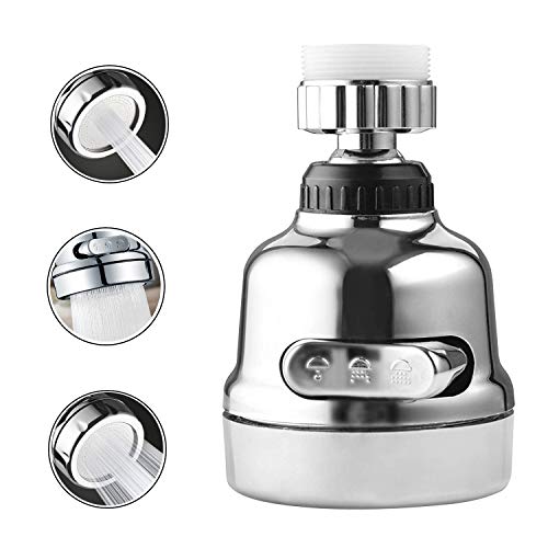 BestRec Head Aerator 3 Modes Position Adjustable Faucet Water Filter Deluxe Internal Thread