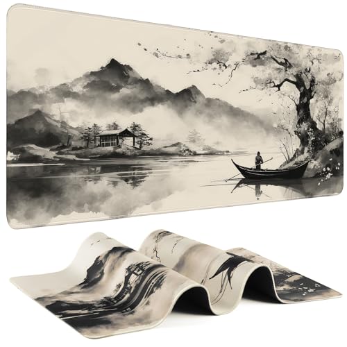Yuhijoy Gaming Mouse Pad - (31.5'×11.8') Japanese Painting...