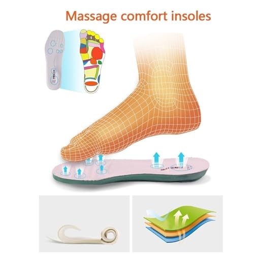 Orthopedic Walking Shoes for Women, Women's Leather Non-Slip Work Wide Fit Comfy Air Cushion Breathable Slip On Walking Nurse Shoes, Comfortable Air Cushion, for Nurse Doctors4