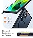 TORRAS Magnetic Shockproof for Samsung Galaxy S24 Ultra Case, [18N Mighty Magnetic] [12FT Military Grade Drop Tested] [Compatible with MagSafe] Protective Slim Case for Samsung S24 Ultra Case, Black