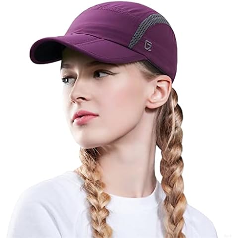 GADIEMKENSD Women's Foldable Ultra-Thin Running Hat Cover