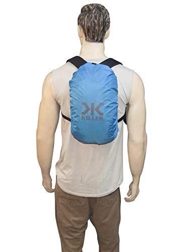 Image of Killer Mini Rain & Dust Cover with Pouch T.Blue for Small 12 Litre Backpacks
