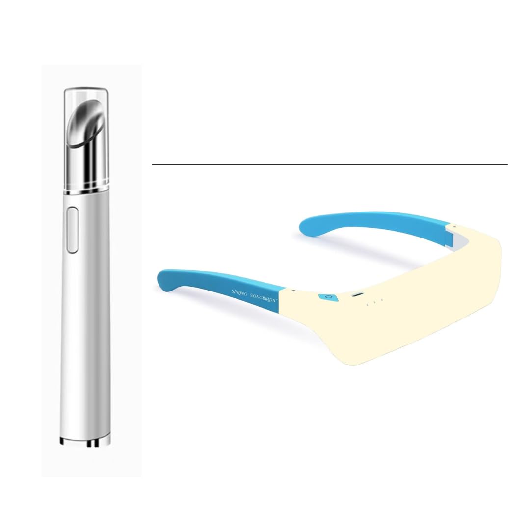 Luxury Eye Wellness Glasses Warm Cool Modes for Relaxation Puffiness Relief Refreshing Rejuvenating Experience Spa-Style Gift for Women