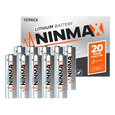 NINMAX® 3500mAh Lithium AA Batteries 10 Pack Cover