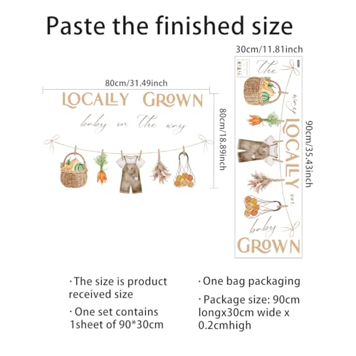 Vinilo Decorativo Locally Grown Baby on The Way miniatura 2