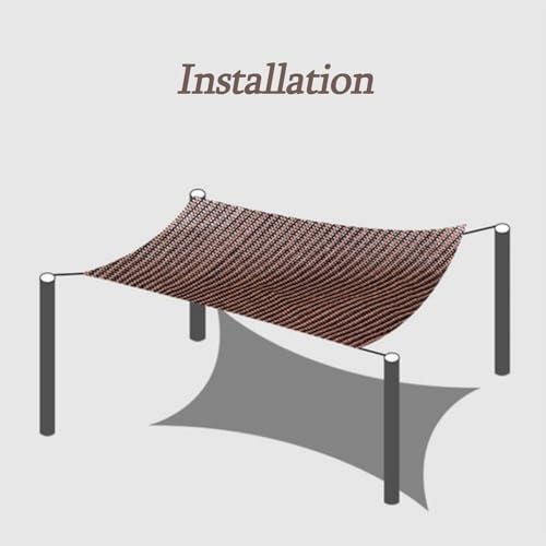 Bâche en maille d'ombrage haute densité avec œillets renforcés - 7